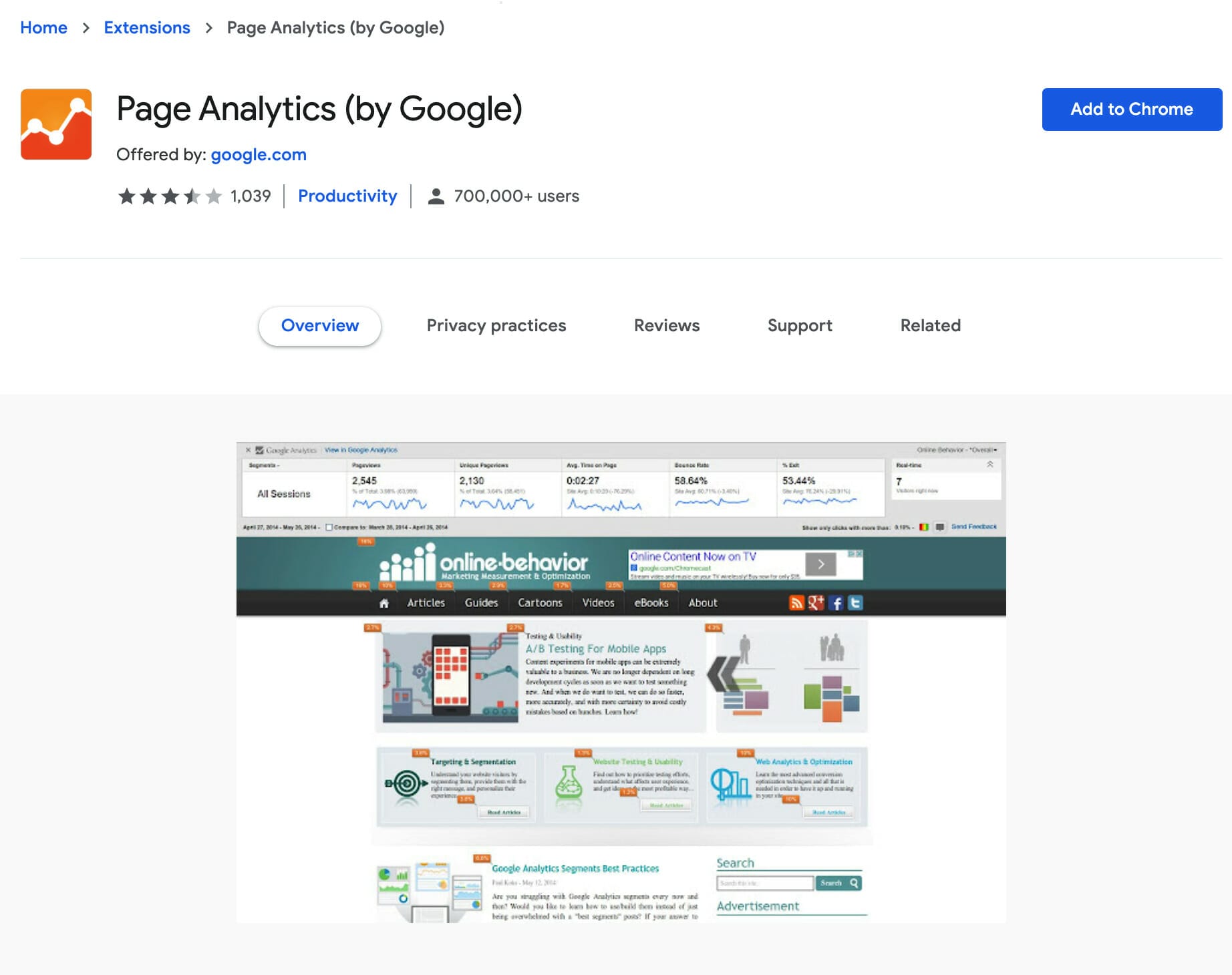 google analytics