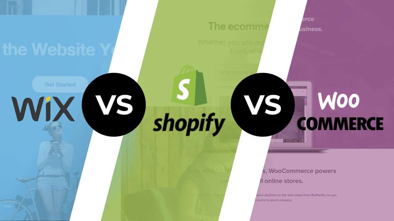 Wix vs Shopify vs WooCommerce