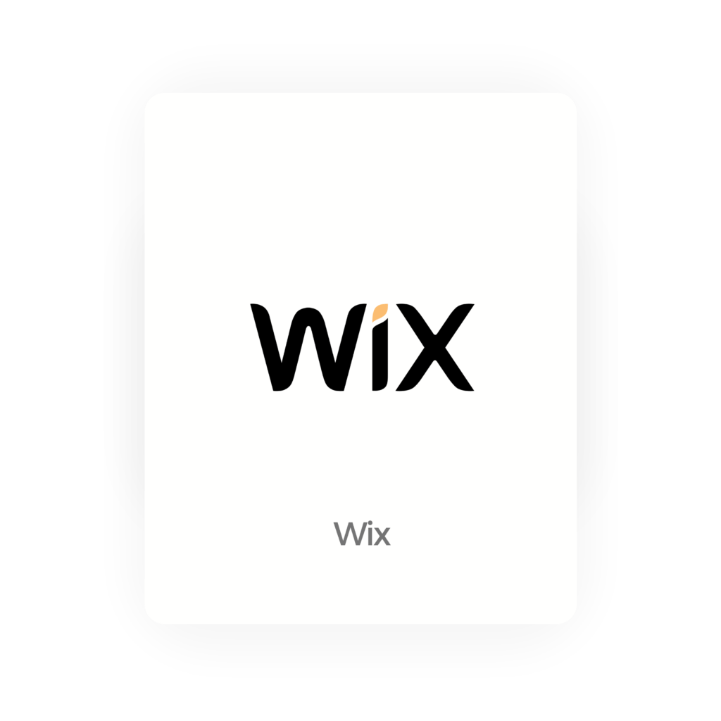 Integrates with Wix